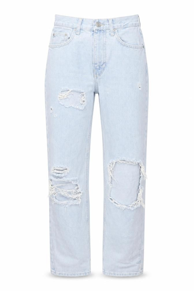 BDG Womens Blue Cotton Mom Jeans Size 26 L30 in Regular Zip