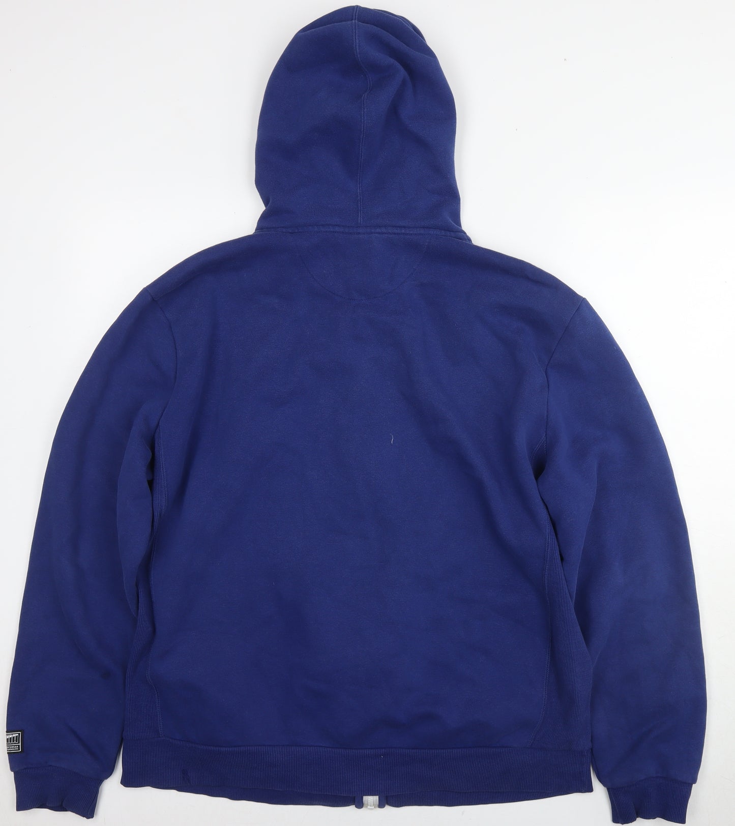 PUMA Mens Blue Cotton Pullover Hoodie Size XL - Logo