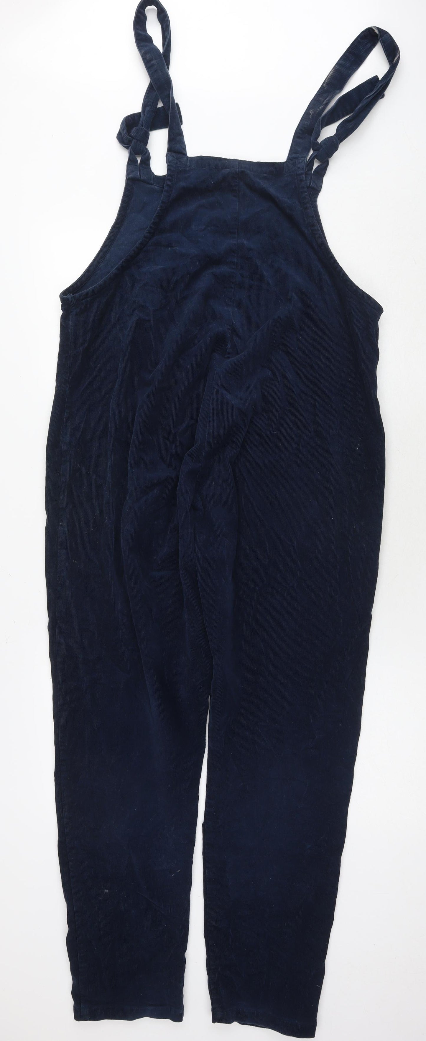 Lucky & Yak Womens Blue Cotton Dungaree One-Piece Size 12 L30 in Tie