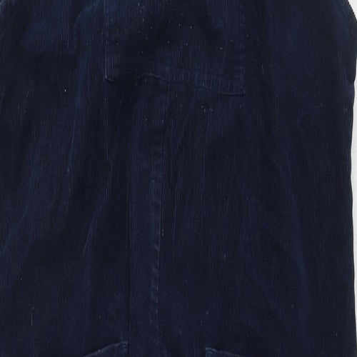 Lucky & Yak Womens Blue Cotton Dungaree One-Piece Size 12 L30 in Tie