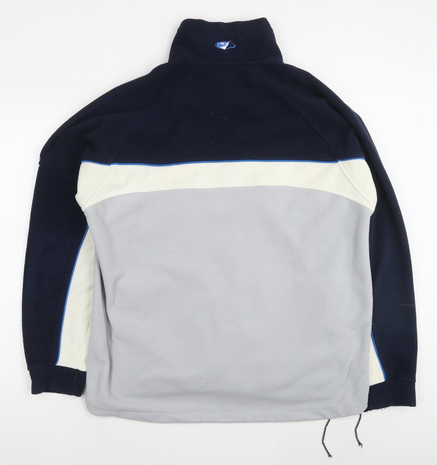 Regatta Mens Blue Jacket Size XL Zip - Colourblock Pattern