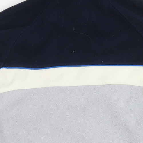 Regatta Mens Blue Jacket Size XL Zip - Colourblock Pattern
