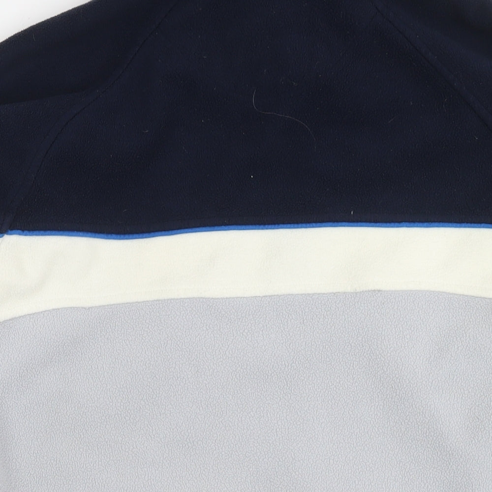 Regatta Mens Blue Jacket Size XL Zip - Colourblock Pattern
