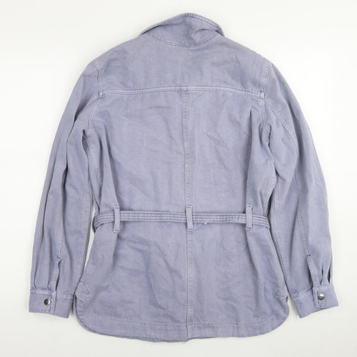 NEXT Womens Blue Jacket Size 10 Snap