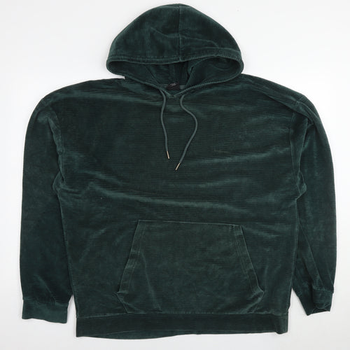 Urban Outfitters Womens Green Cotton Pullover Hoodie Size XL Pullover