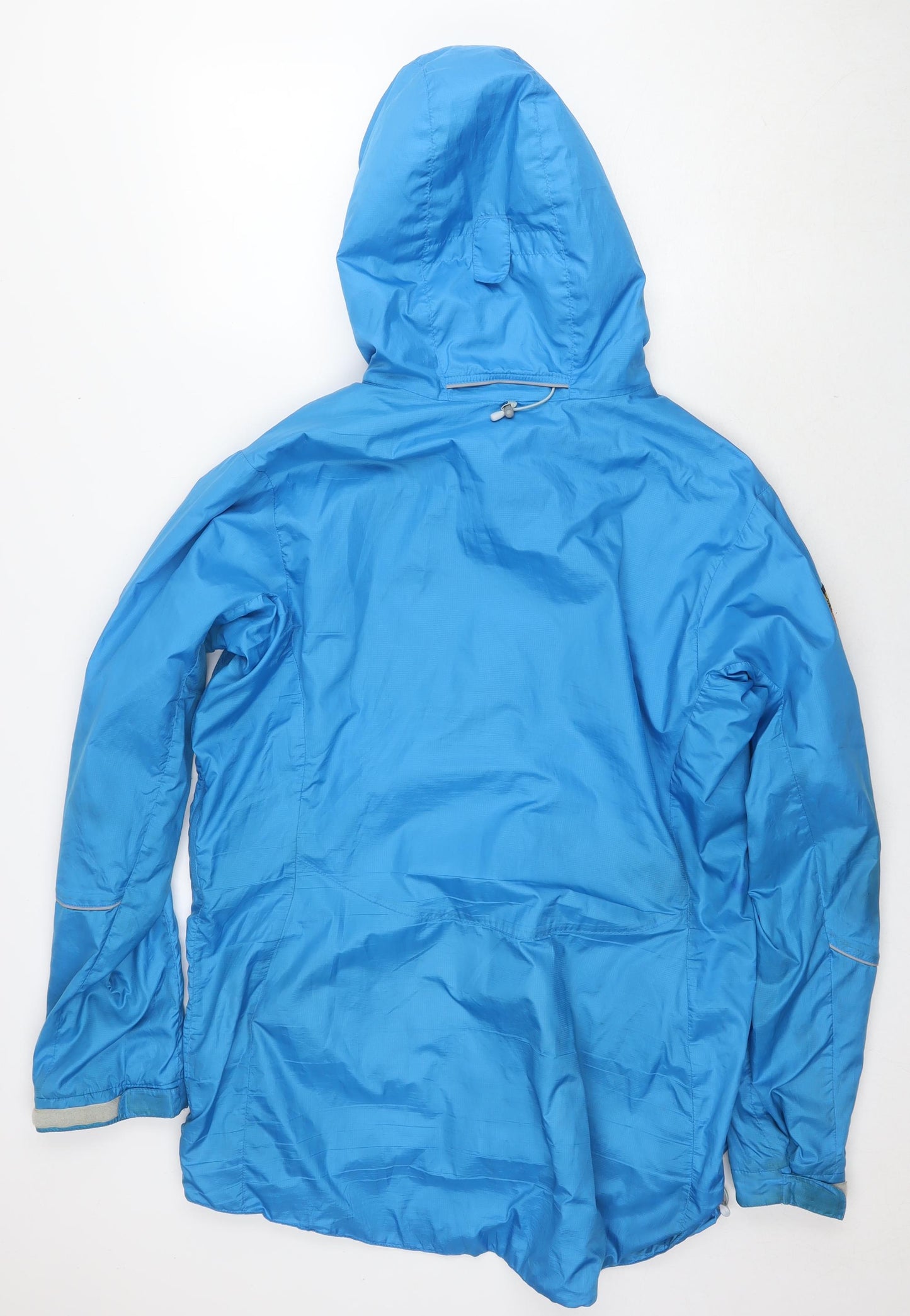 Analogy Mens Blue Windbreaker Jacket Size XL Zip