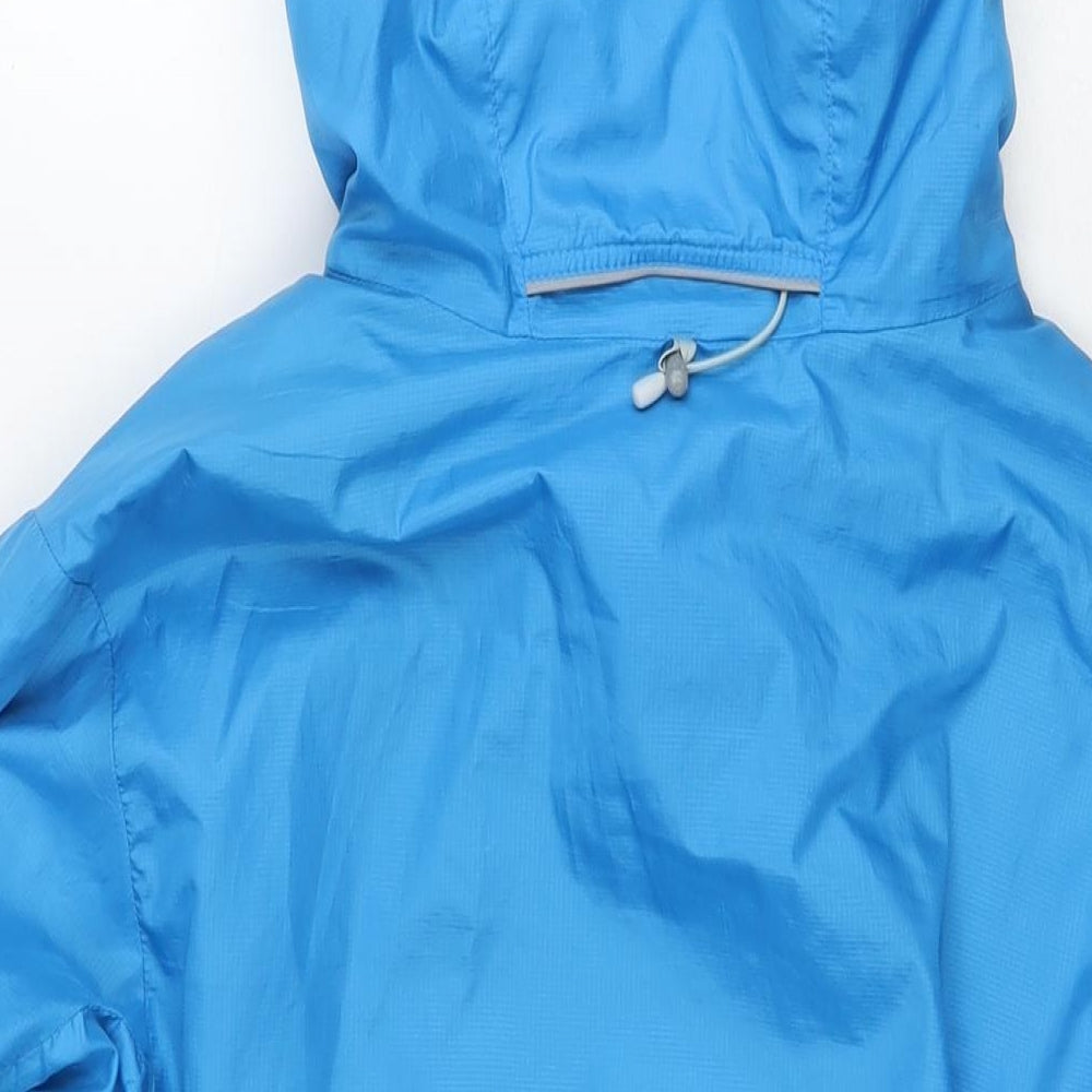 Analogy Mens Blue Windbreaker Jacket Size XL Zip