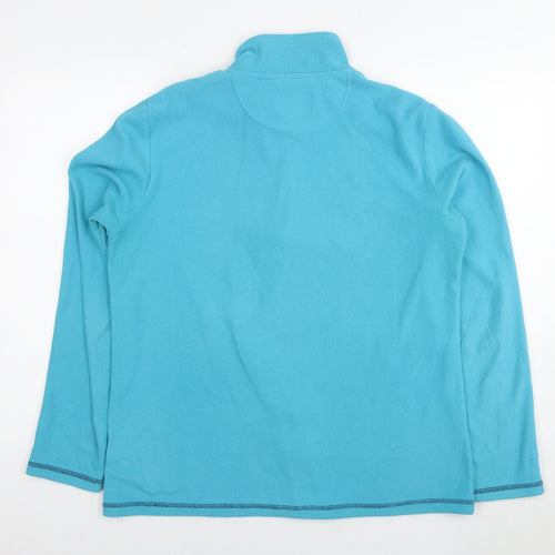 Peter Storm Womens Blue Polyester Pullover Sweatshirt Size 16 Pullover