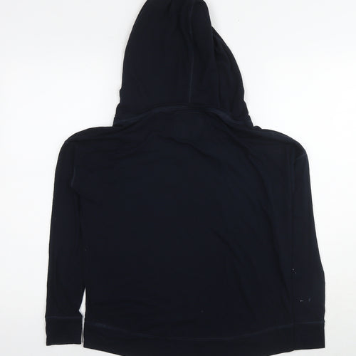 Abercrombie & Fitch Womens Black Polyester Pullover Hoodie Size XS Pullover