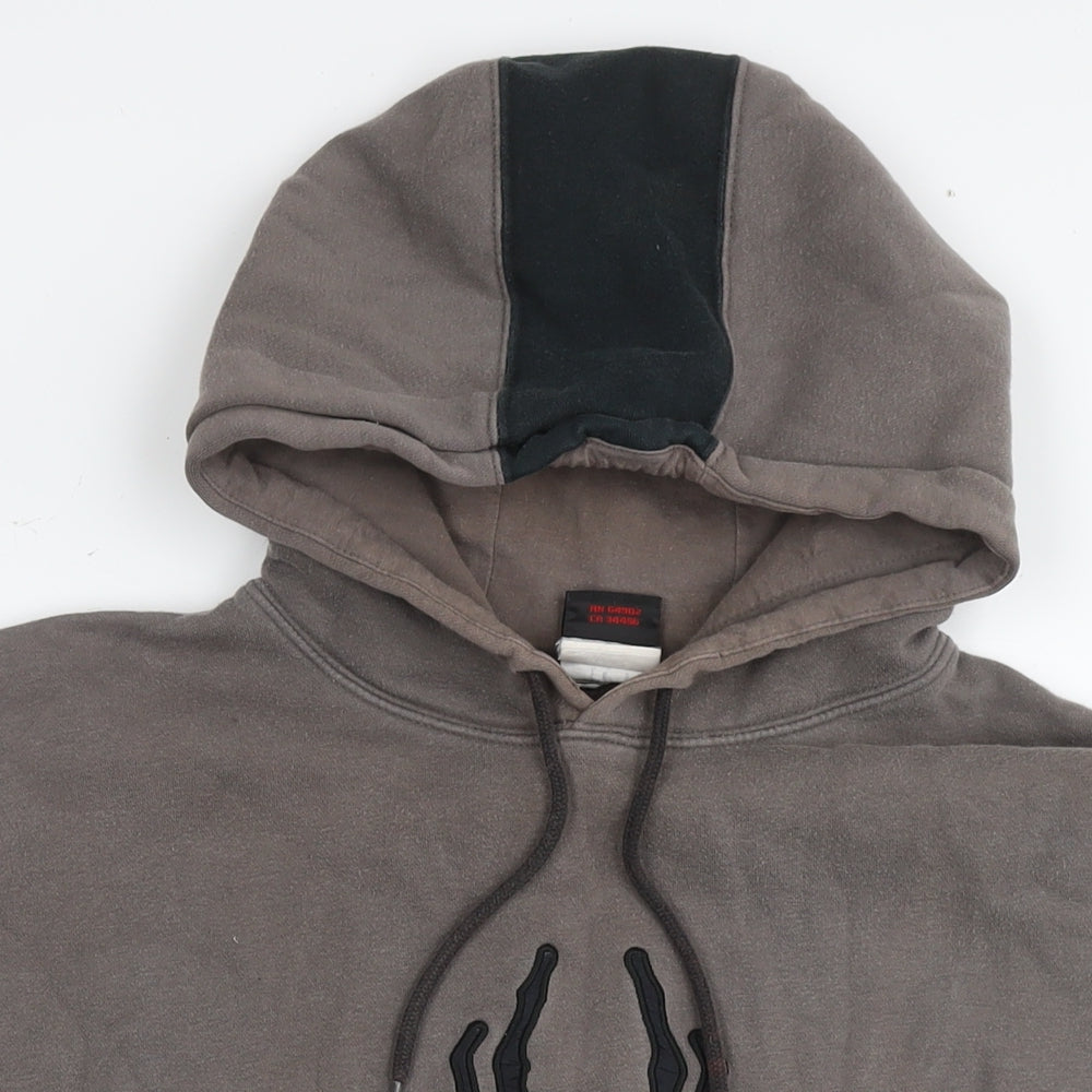 Team Venom Mens Brown Cotton Pullover Hoodie Size L - Spider