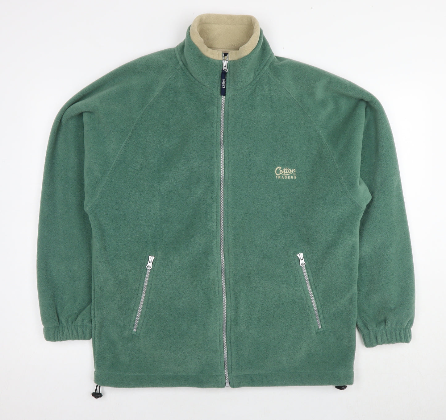 Cotton Traders Womens Green Jacket Size M Zip