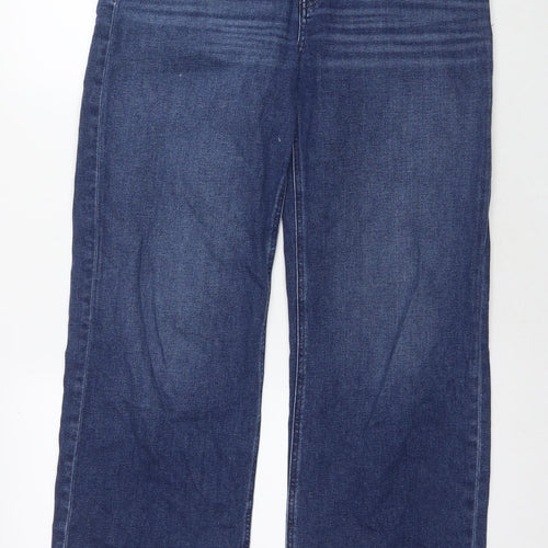 Hudson Womens Blue Cotton Bootcut Jeans Size 36 in L32 in Regular Zip