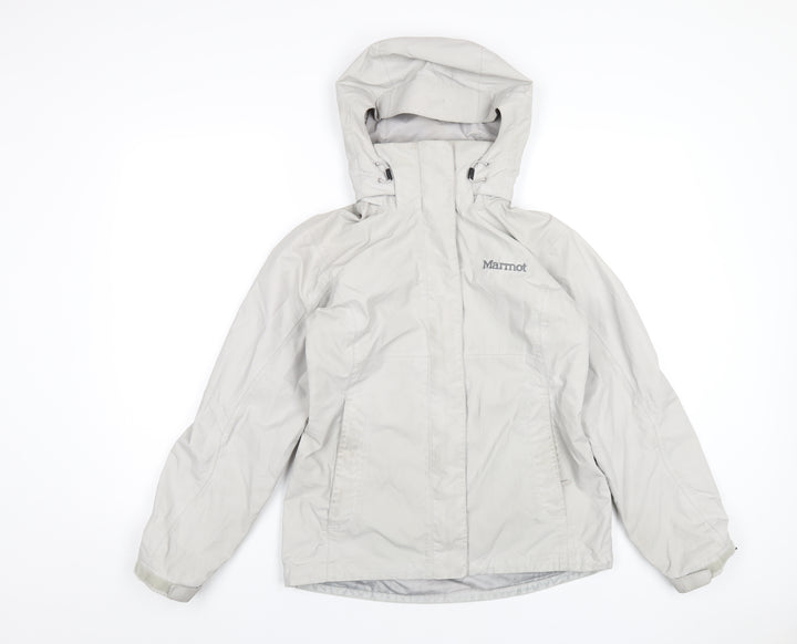Marmot Mens Grey Rain Coat Coat Size XS Zip