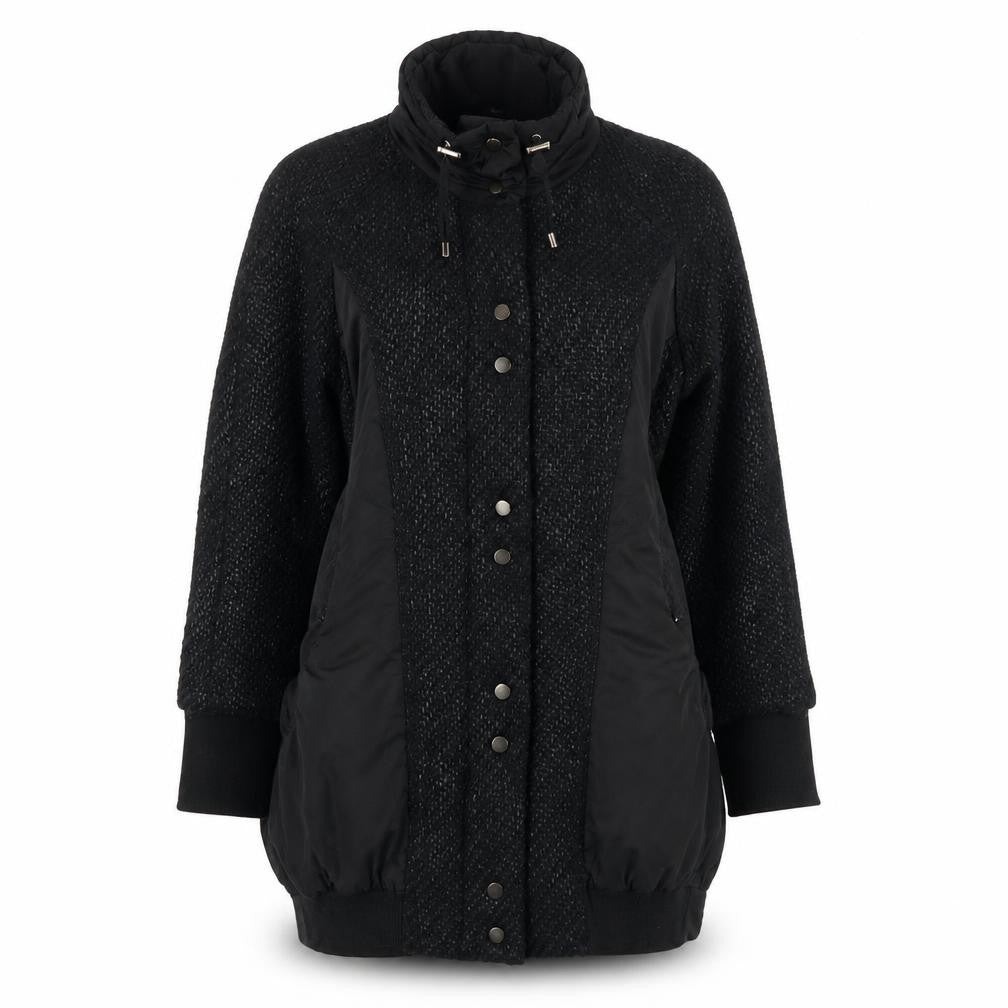 Kello Womens Black Jacket Coat Size 16 Zip