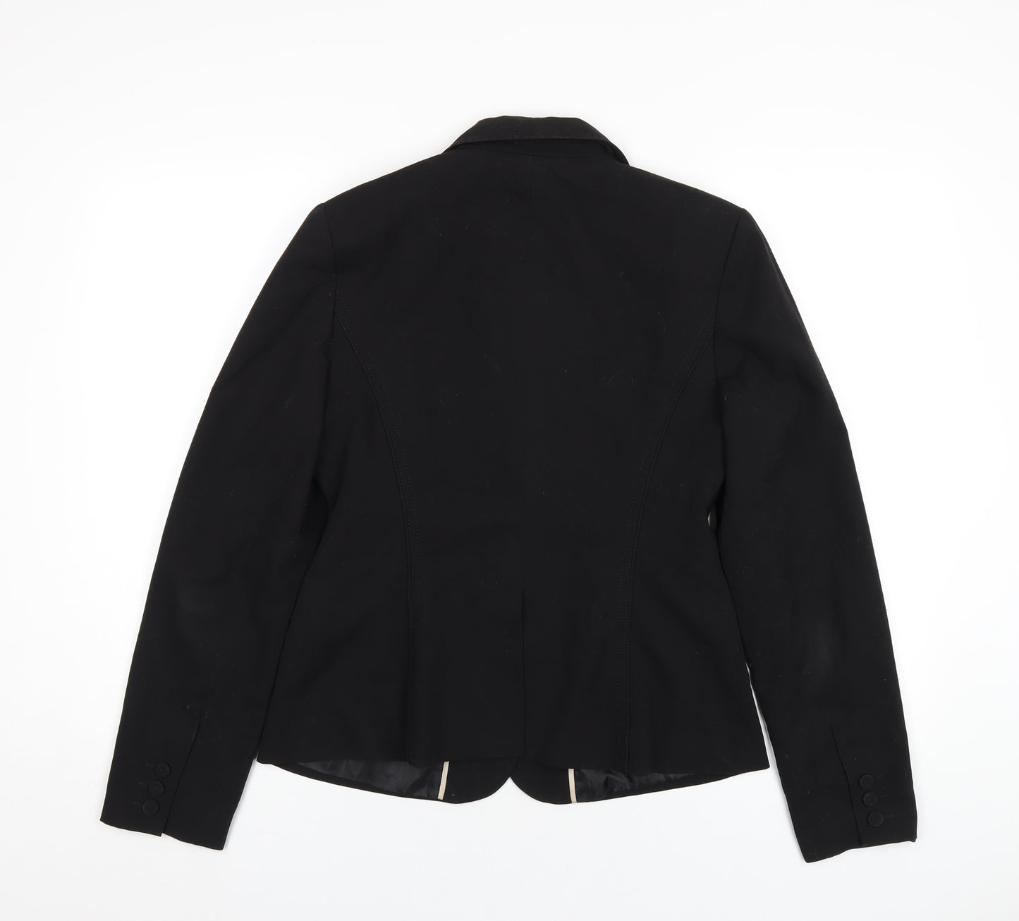 Dorothy Perkins Womens Black Polyester Jacket Blazer Size 12