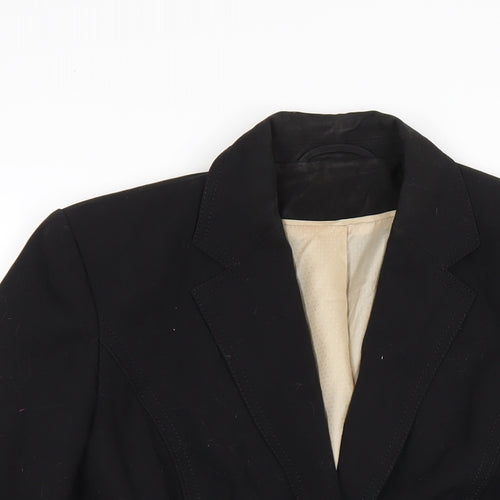 Dorothy Perkins Womens Black Polyester Jacket Blazer Size 12