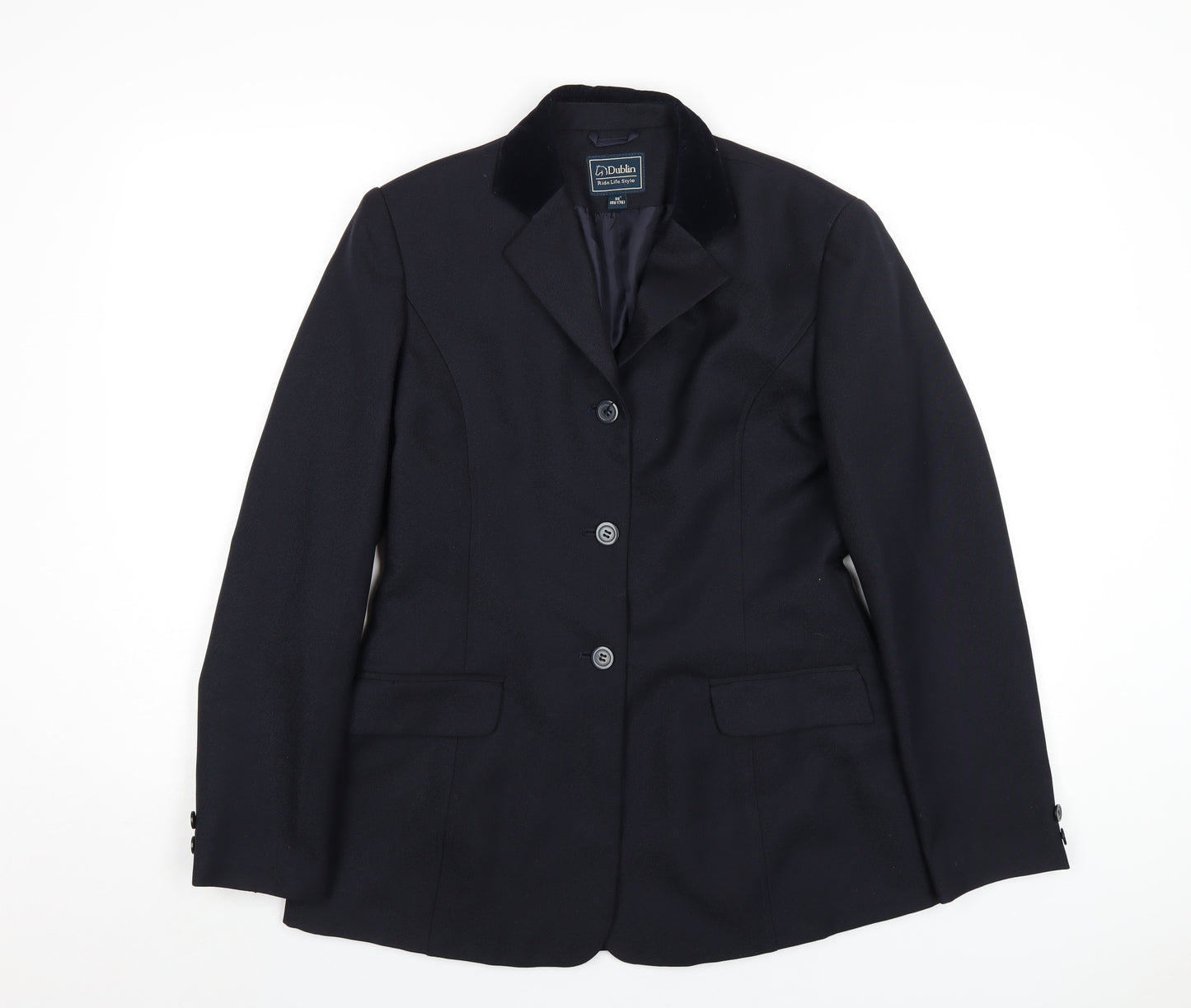 Dublin Girls Blue Jacket Blazer Size 15 Years Button