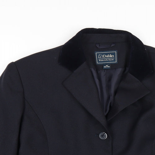Dublin Girls Blue Jacket Blazer Size 15 Years Button