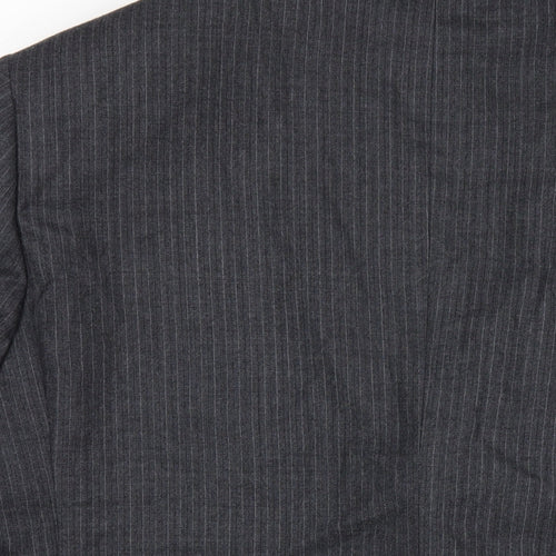 Marks and Spencer Mens Grey Wool Jacket Blazer Size 46 Regular