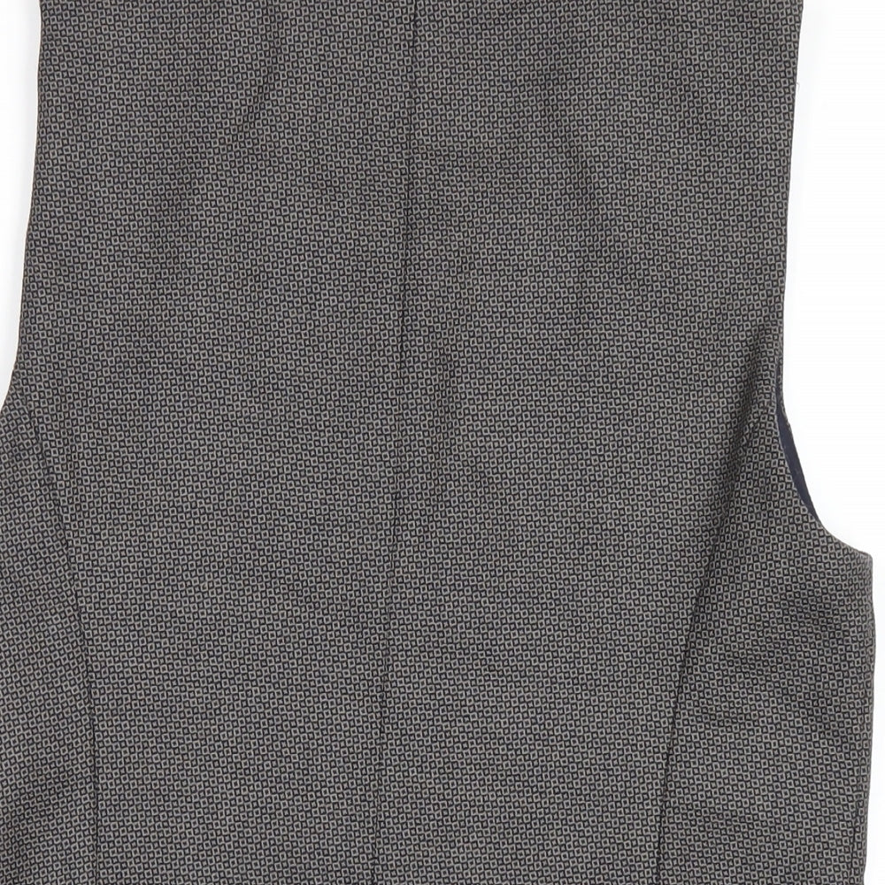 Precis Womens Grey Wool Jacket Suit Waistcoat Size 12