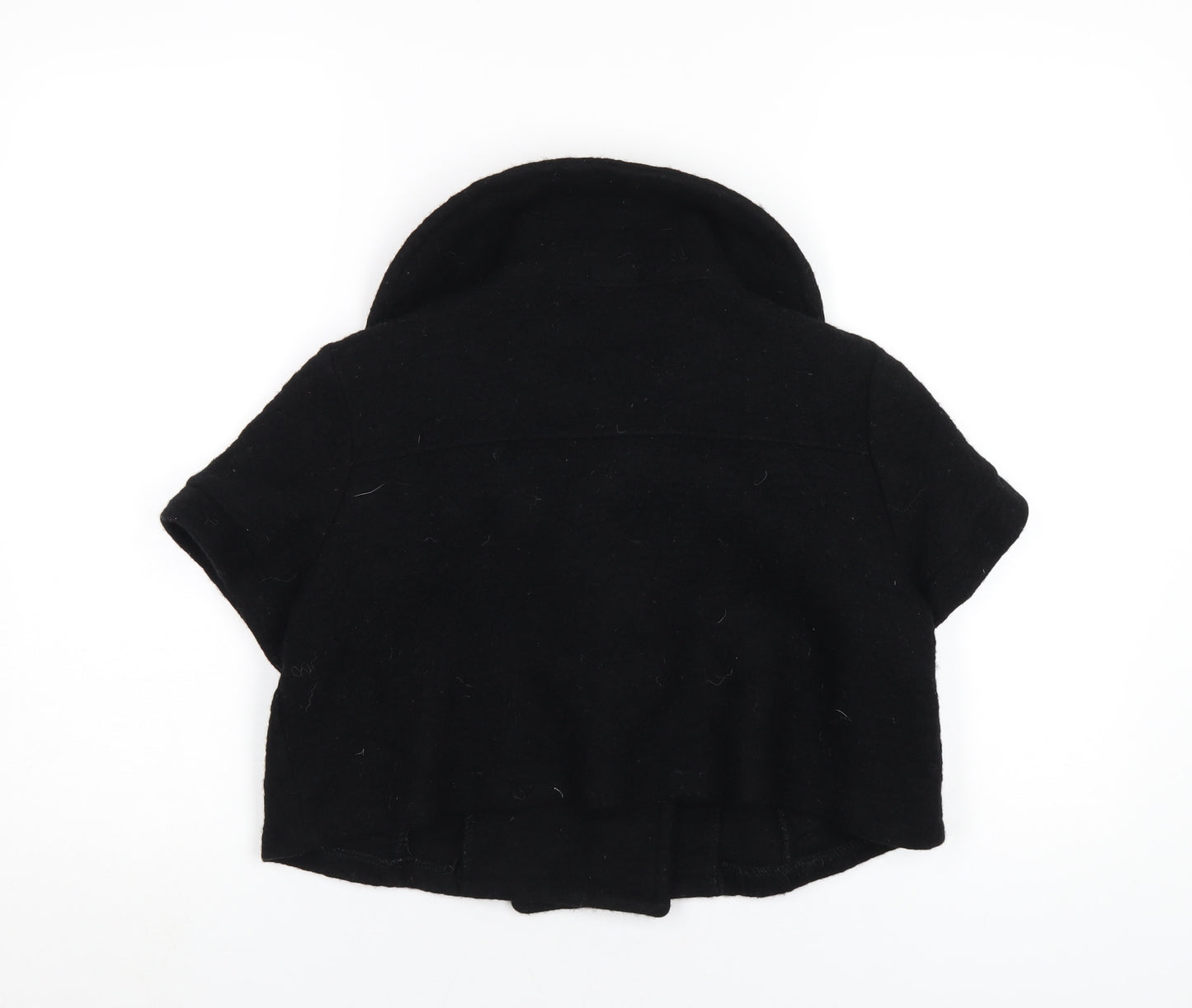 SOHO Womens Black Jacket Coat Size M Button