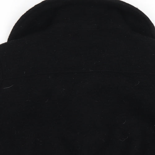 SOHO Womens Black Jacket Coat Size M Button