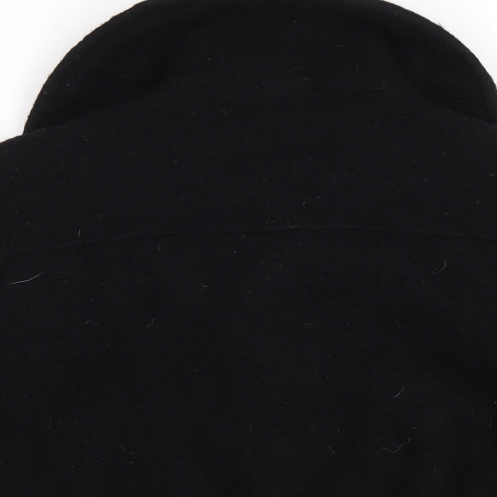 SOHO Womens Black Jacket Coat Size M Button