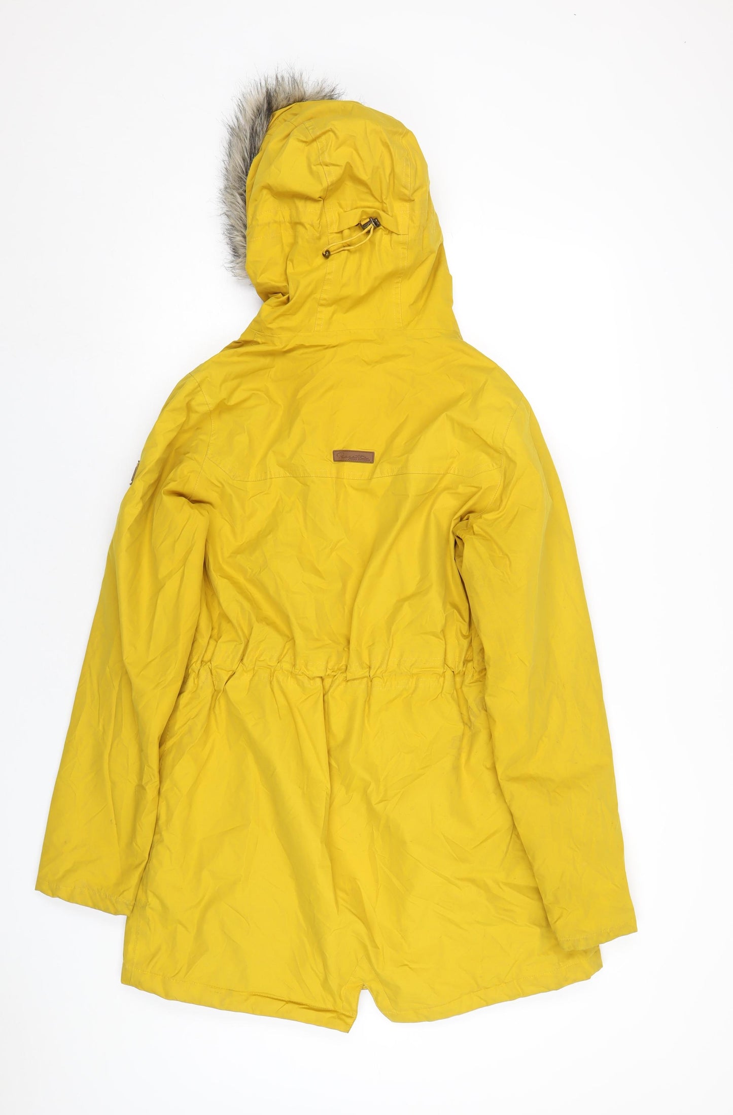 Regatta Womens Yellow Parka Coat Size 12 Zip