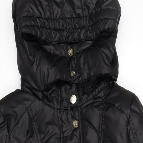 Vince Camuto Womens Black Puffer Jacket Coat Size M Zip