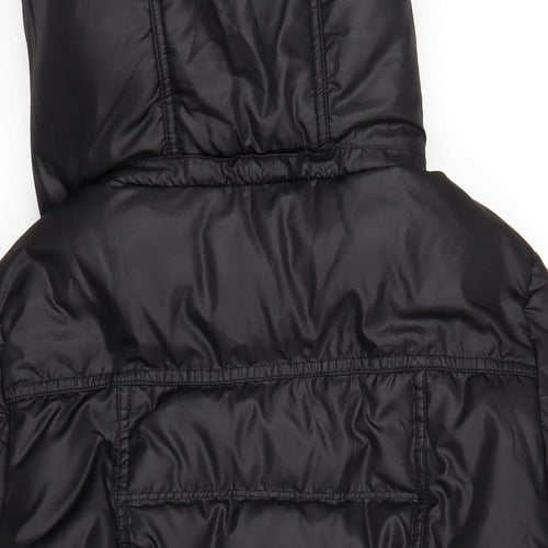 Vince Camuto Womens Black Puffer Jacket Coat Size M Zip