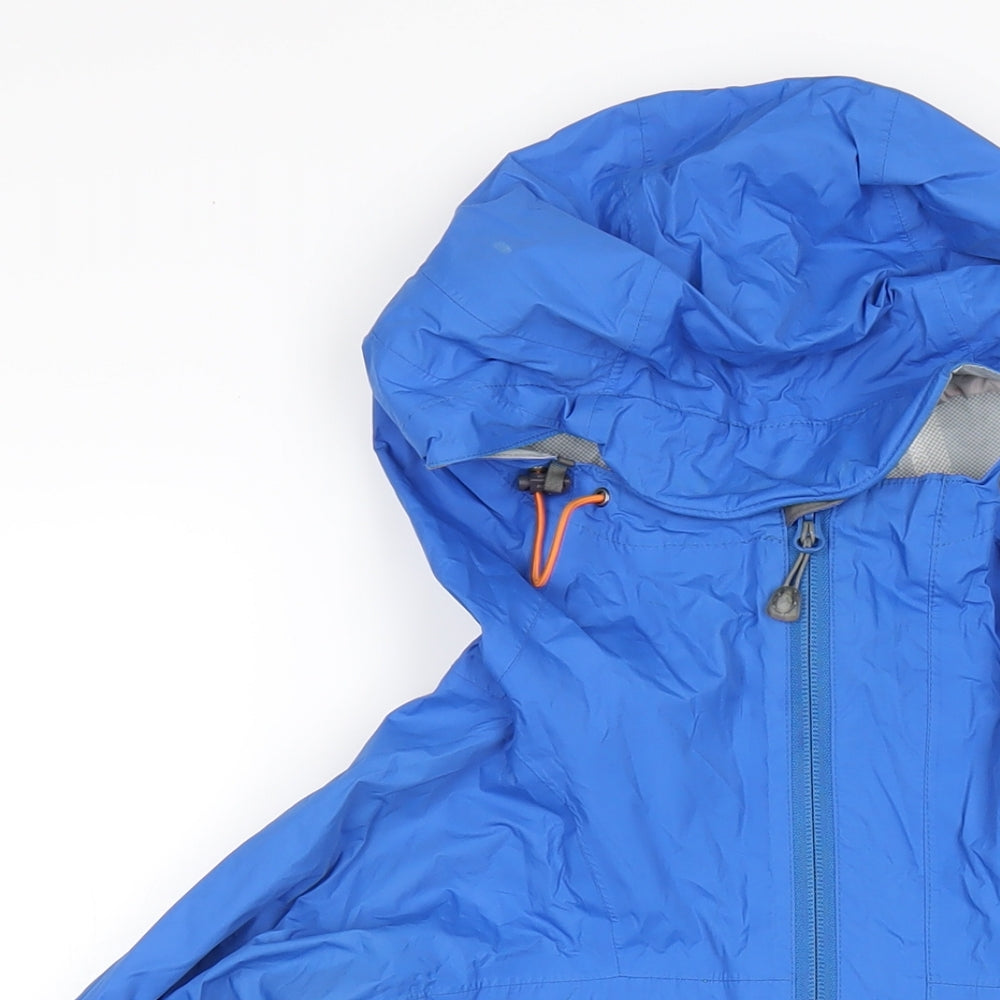 Montane Mens Blue Rain Coat Coat Size S Zip