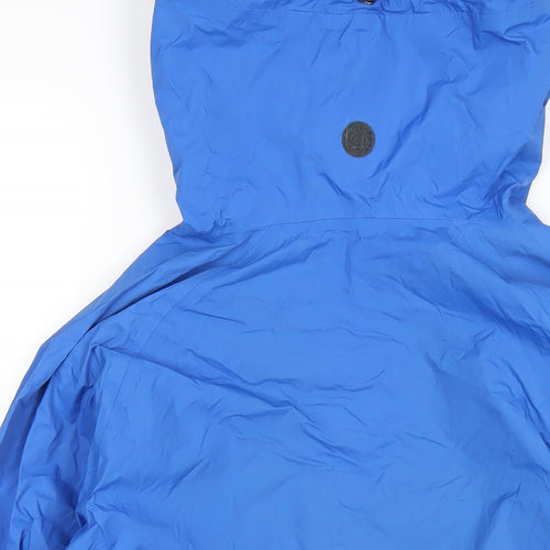 Montane Mens Blue Rain Coat Coat Size S Zip