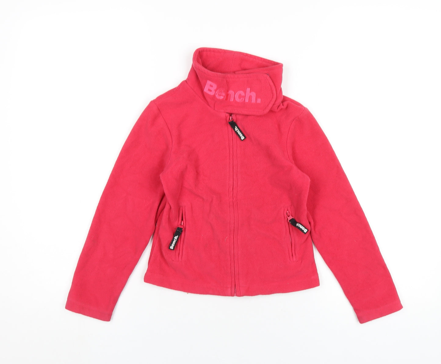 Bench Girls Pink Jacket Size 5-6 Years Zip