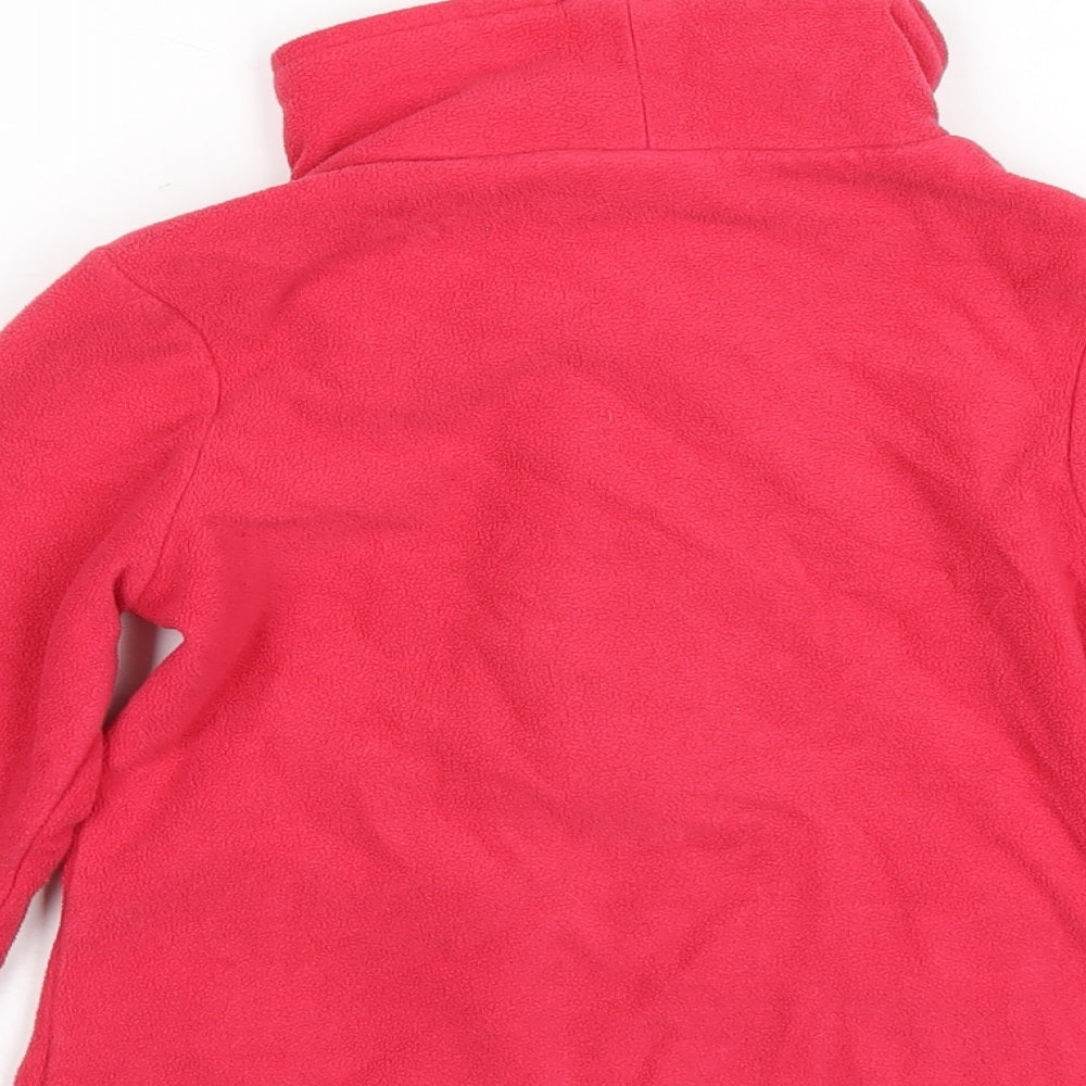 Bench Girls Pink Jacket Size 5-6 Years Zip