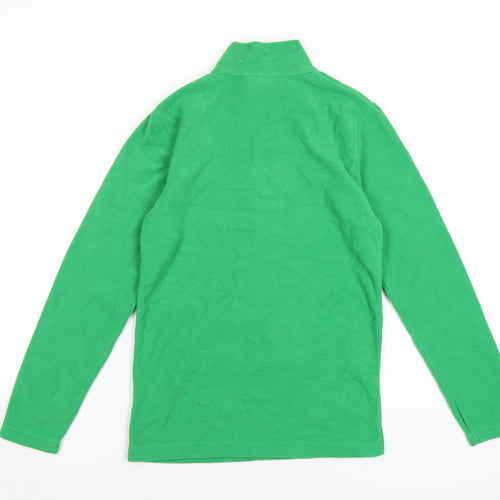 Mountain Warehouse Boys Green Polyester Pullover Sweatshirt Size 11-12 Years Zip