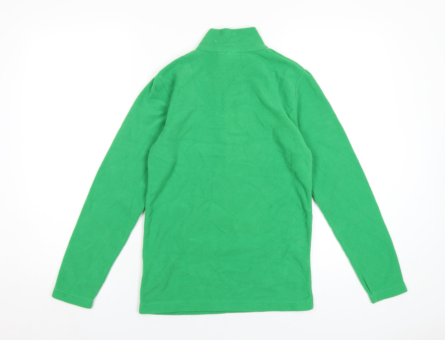 Mountain Warehouse Boys Green Polyester Pullover Sweatshirt Size 11-12 Years Zip