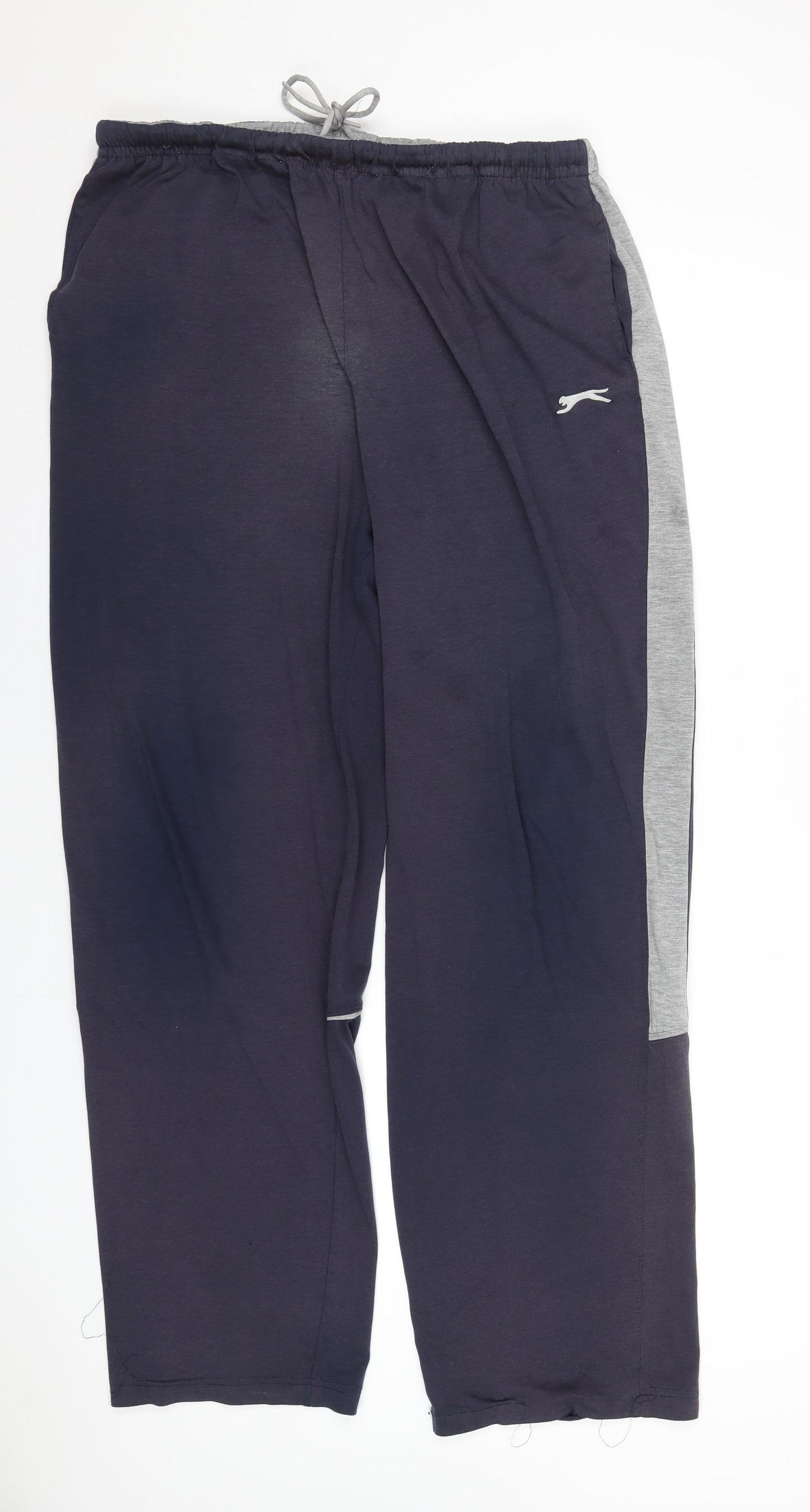 Slazenger Mens Blue Polyester Jogger Trousers Size 3XL L34 in Regular Drawstring