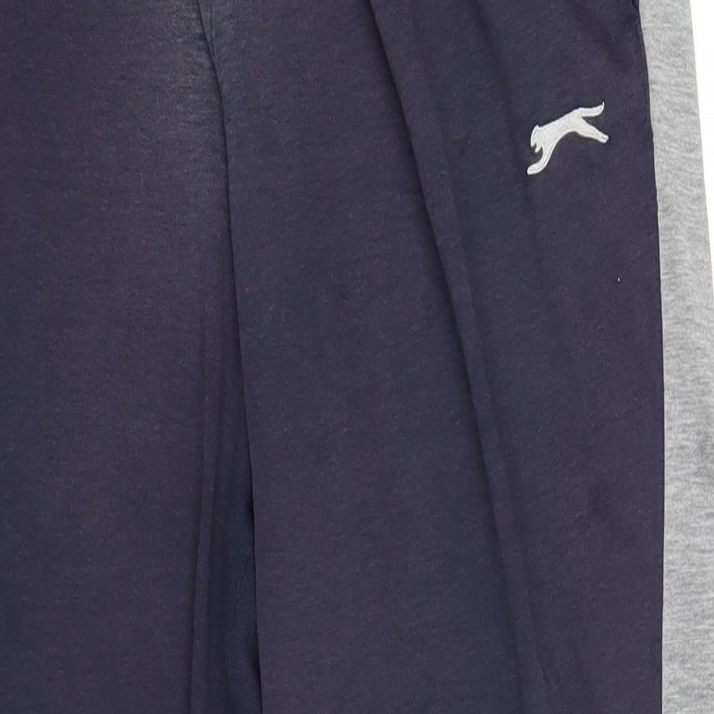 Slazenger Mens Blue Polyester Jogger Trousers Size 3XL L34 in Regular Drawstring