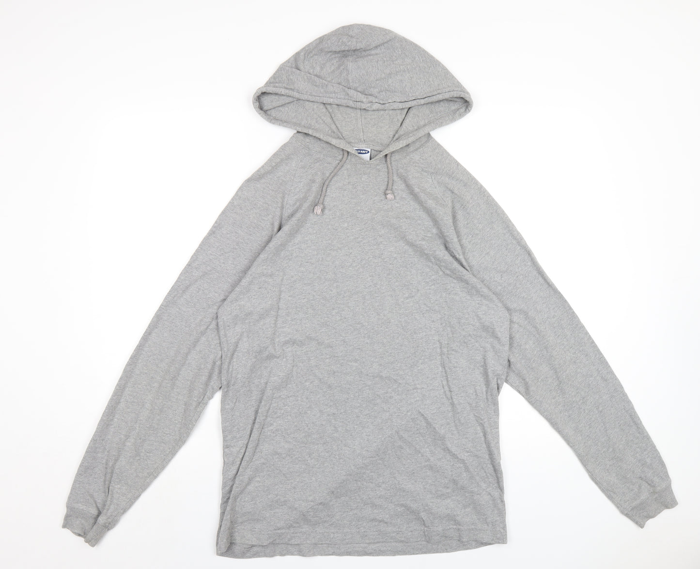 Old Navy Mens Grey Cotton Pullover Hoodie Size S