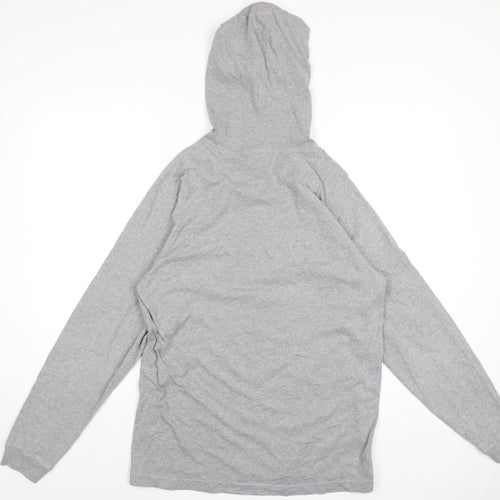 Old Navy Mens Grey Cotton Pullover Hoodie Size S