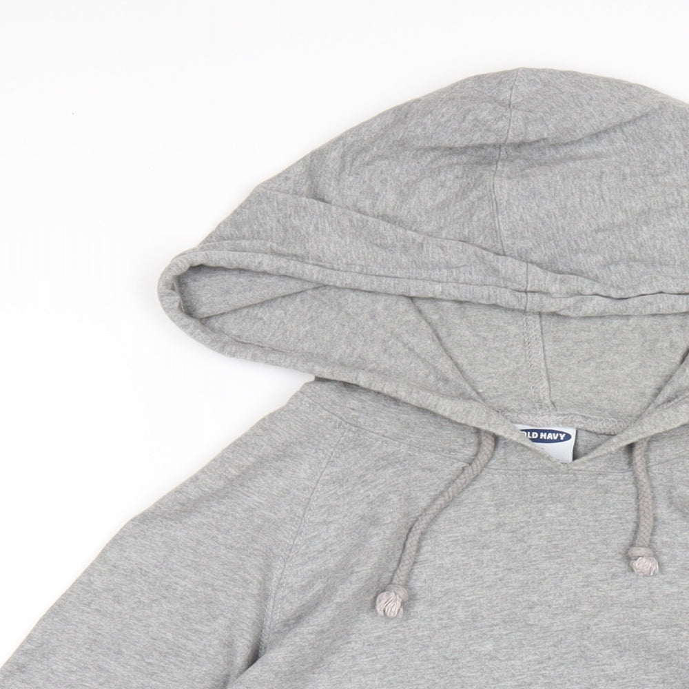 Old Navy Mens Grey Cotton Pullover Hoodie Size S