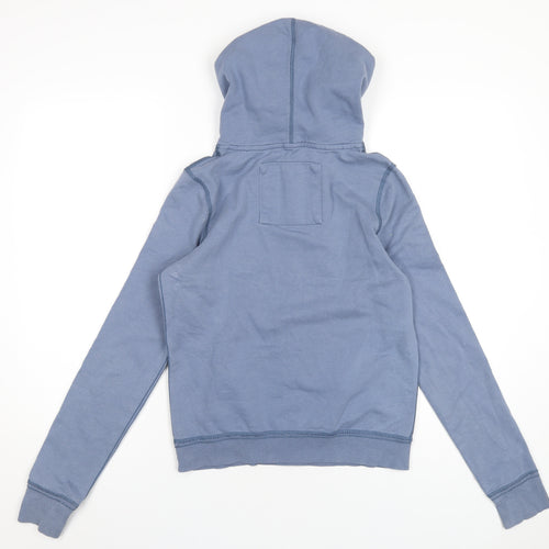 Abercrombie & Fitch Womens Blue Cotton Pullover Hoodie Size M Pullover