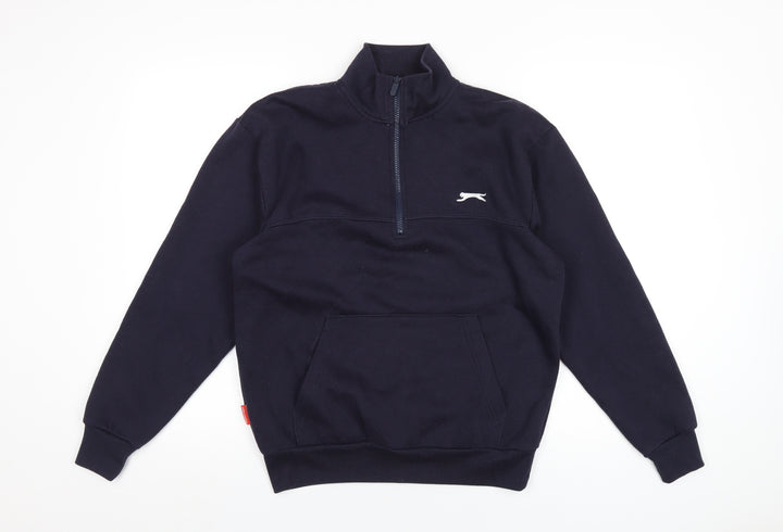 Slazenger Mens Blue Polyester Pullover Sweatshirt Size S