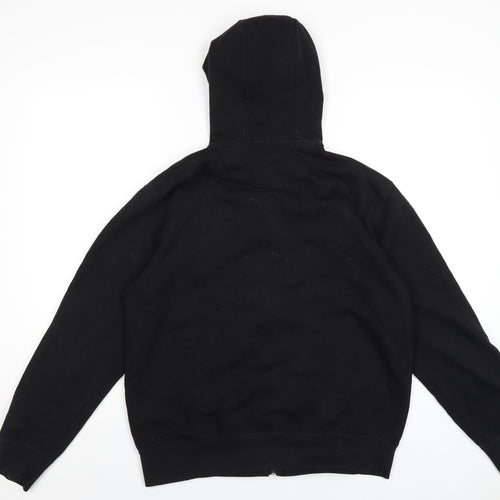 Russell Athletic Womens Black Polyester Full Zip Hoodie Size M Zip