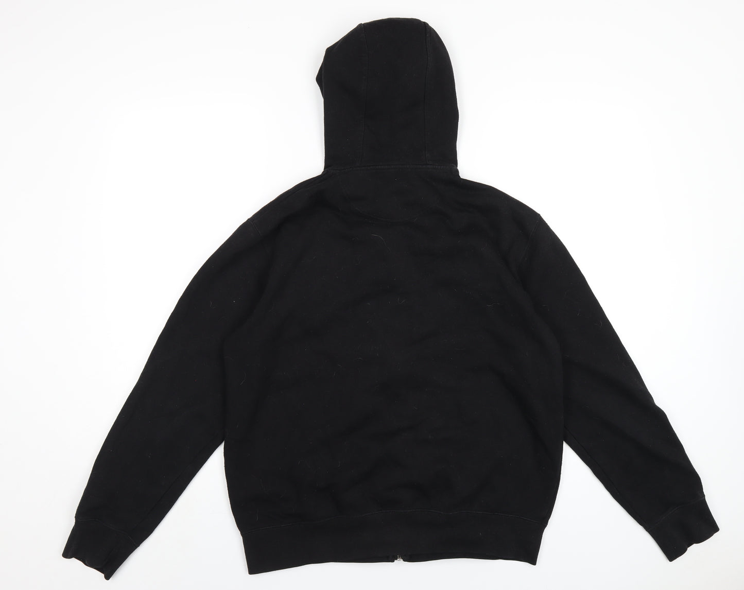 Russell Athletic Womens Black Polyester Full Zip Hoodie Size M Zip