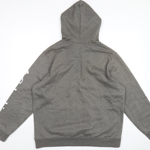 Columbia Mens Grey Cotton Pullover Hoodie Size L