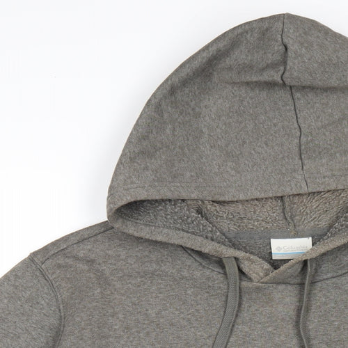 Columbia Mens Grey Cotton Pullover Hoodie Size L