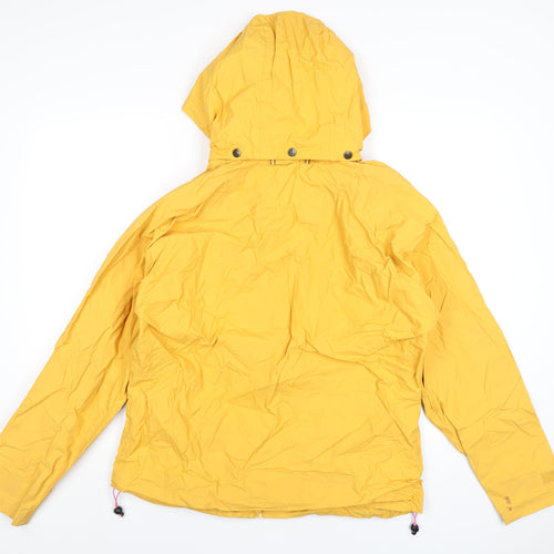 Lazy Jacks Womens Yellow Rain Coat Coat Size M Zip
