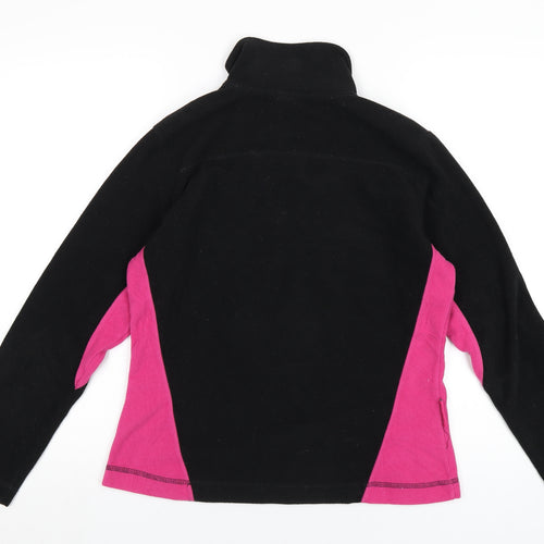 Karrimor Womens Black Polyester Pullover Sweatshirt Size 12 Zip