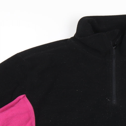 Karrimor Womens Black Polyester Pullover Sweatshirt Size 12 Zip
